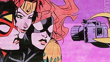 Play Crazy Nymphomaniac Watches Superheroines being Unmasked and Exposed