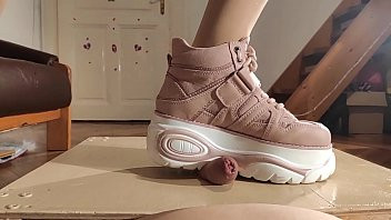 Play Sexy domina POV cock stomp & abuse slave in boots pt1 HD