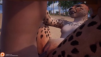 Play Hot Horny Cheetah Fucks 3 Men Furry Animated (with sound/cum)