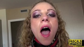 Play Bound fetish submissive contorted for fuck