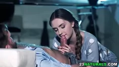 Play Busty Brunette Lena Reif's Passionate Pussy Play