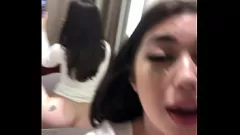 Play Caught Publicly in Dressing Room: Teen's Risky Orgasm with Lush Toy