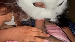 Play Mexican Housewife Gives Friend's Dick a Deep Suck
