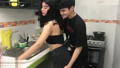 Play Stepsister Fucks Me in Kitchen While Cooking! Full Story
