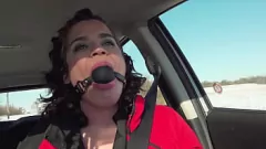 Play Outdoor MILF Bound & Gagged for Public Humiliation