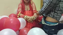 Play Desi Hotwife's First Night of Married Life with Naughty Sex