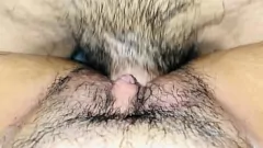 Creampie Doggystyle Close-Up on Fat Ass & Tight Pussy