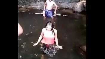 Play In coimbatore lake with open girl in front of many guys