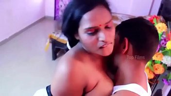 Play Hot maid aunty gives her big boobs to house owner son