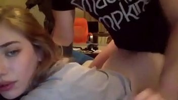 Play Cute blonde girl gets mouth and pussy filled with dick ! German teen