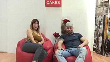 Play Busty Noelia and her husband film a porno for the first time