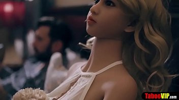Play Teen has threesome fuck with BF and a silicone lovedoll