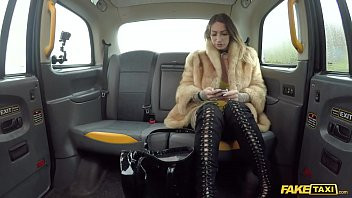 Play Fake Taxi Ava Austen rides a big black dildo on the backseat
