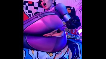 Play Widowmaker fuck anal with toys cosplay Overwatch AliceBong